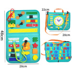 New Busy Book Children’s Sensory Learning Toy – Montessori Busy Board for Toddlers