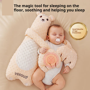 W9Q Wenou Baby Hug Soothing Sleep Pillow – Anti-Startle Plush Palm Doll for Kids