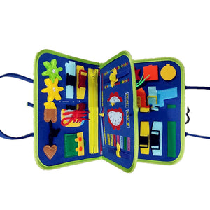 New Busy Book Children’s Sensory Learning Toy – Montessori Busy Board for Toddlers