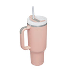 40oz Personalized Stainless Steel Coffee Tumbler – Insulated Travel Mug with Handle