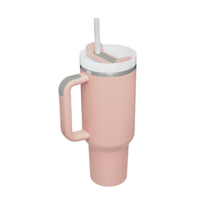 40oz Personalized Stainless Steel Coffee Tumbler – Insulated Travel Mug with Handle