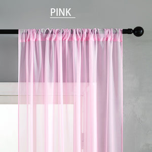 Factory Direct Terylene Window Screen Curtain – Nordic Style Light-Filtering Drapes