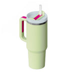 40oz Personalized Stainless Steel Coffee Tumbler – Insulated Travel Mug with Handle