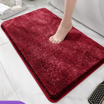 Thickened Anti-Slip Plush Bathroom Mat – Soft, Absorbent & Machine Washable