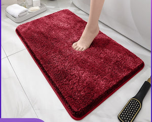 Thickened Anti-Slip Plush Bathroom Mat – Soft, Absorbent & Machine Washable