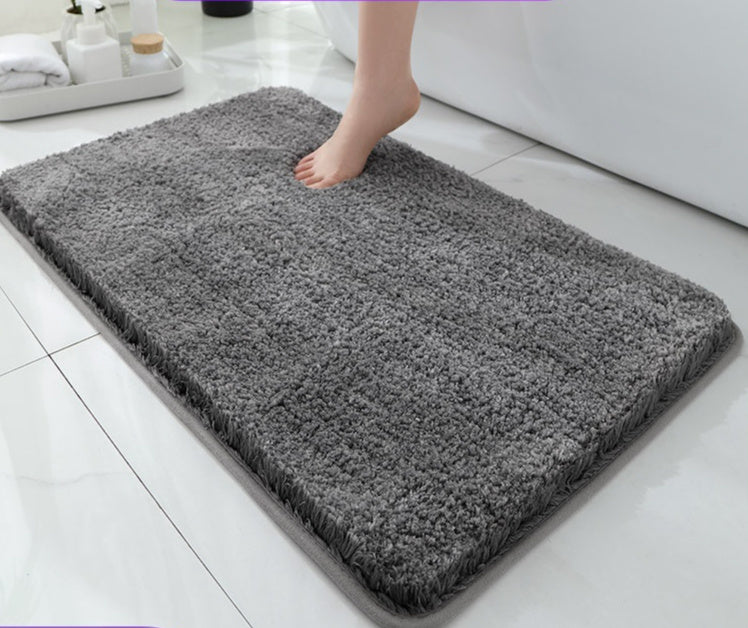 Thickened Anti-Slip Plush Bathroom Mat – Soft, Absorbent & Machine Washable