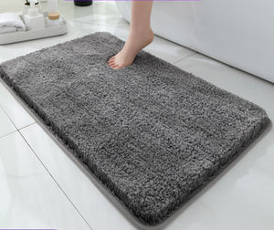 Thickened Anti-Slip Plush Bathroom Mat – Soft, Absorbent & Machine Washable