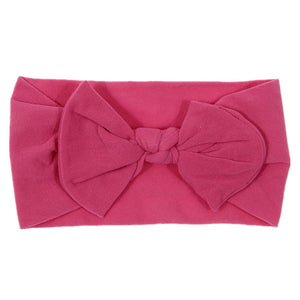 Bohemian Baby Headband – Soft Nylon Bow Hairband for Girls