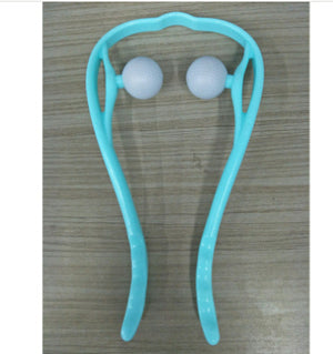 Multifunctional 6-Roller Neck Massager | Manual Massage Tool for Pain Relief