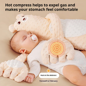 W9Q Wenou Baby Hug Soothing Sleep Pillow – Anti-Startle Plush Palm Doll for Kids