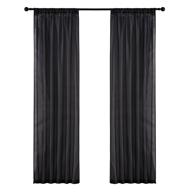 Factory Direct Terylene Window Screen Curtain – Nordic Style Light-Filtering Drapes
