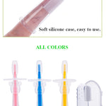 Silicone Baby Toothbrush & Teether – Infant Training Toothbrush Massager
