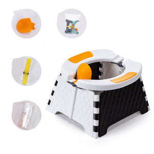 Baby Potty Training Seat – Portable Folding Toddler Toilet for Indoor & Outdoor Use
