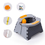 Baby Potty Training Seat – Portable Folding Toddler Toilet for Indoor & Outdoor Use