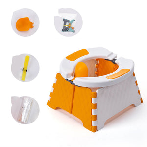 Baby Potty Training Seat – Portable Folding Toddler Toilet for Indoor & Outdoor Use