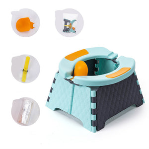 Baby Potty Training Seat – Portable Folding Toddler Toilet for Indoor & Outdoor Use