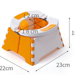 Baby Potty Training Seat – Portable Folding Toddler Toilet for Indoor & Outdoor Use