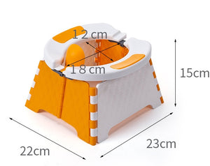 Baby Potty Training Seat – Portable Folding Toddler Toilet for Indoor & Outdoor Use