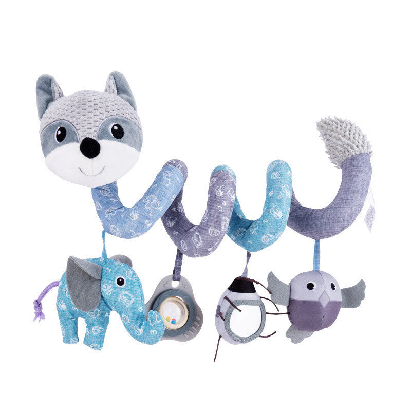 Plush Fox Baby Crib Toy – Musical Bed Around with Bell & Crinkle Paper
