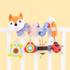 Plush Fox Baby Crib Toy – Musical Bed Around with Bell & Crinkle Paper