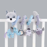 Plush Fox Baby Crib Toy – Musical Bed Around with Bell & Crinkle Paper