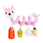 Plush Fox Baby Crib Toy – Musical Bed Around with Bell & Crinkle Paper