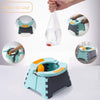 Baby Potty Training Seat – Portable Folding Toddler Toilet for Indoor & Outdoor Use