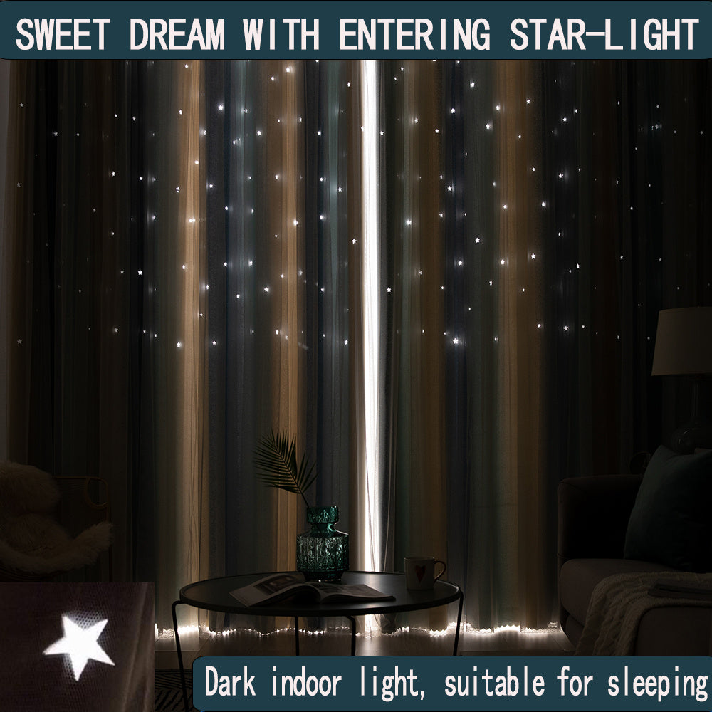 Easy Installation Bedroom Curtains – Rainbow Gradient Blackout & Thermal Insulation