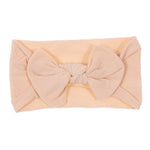Bohemian Baby Headband – Soft Nylon Bow Hairband for Girls