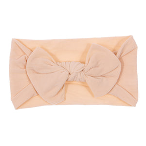 Bohemian Baby Headband – Soft Nylon Bow Hairband for Girls
