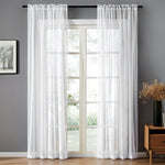 Factory Direct Terylene Window Screen Curtain – Nordic Style Light-Filtering Drapes