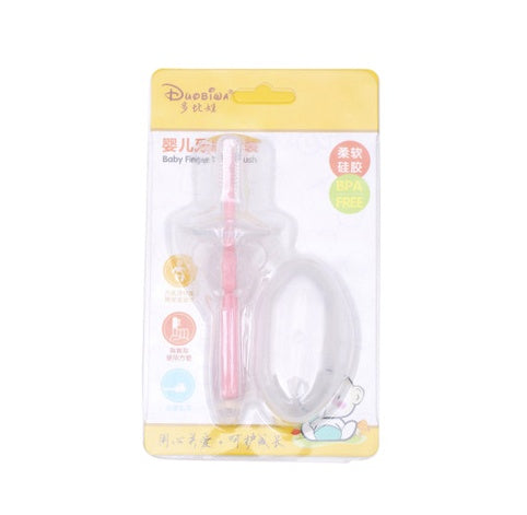 Silicone Baby Toothbrush & Teether – Infant Training Toothbrush Massager