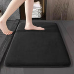 Bathroom Absorbent Floor Mat – Soft Flannel, Non-Slip, Quick-Dry & Stylish