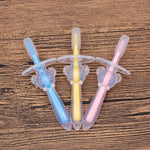 Silicone Baby Toothbrush & Teether – Infant Training Toothbrush Massager