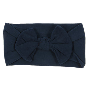 Bohemian Baby Headband – Soft Nylon Bow Hairband for Girls