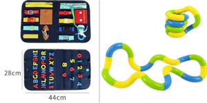 New Busy Book Children’s Sensory Learning Toy – Montessori Busy Board for Toddlers