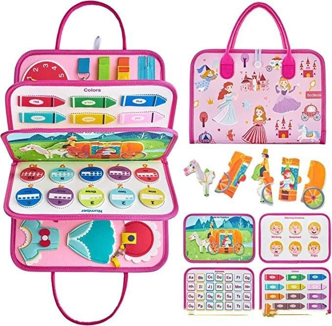 Felt Learning Board – DIY Early Education Activity Toy for Kids