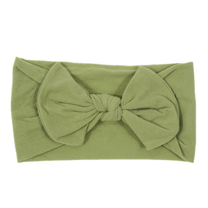 Bohemian Baby Headband – Soft Nylon Bow Hairband for Girls