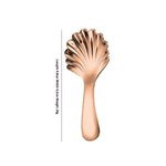 Stainless Steel Short Handle Round Head Shell Spoon & Fork – Elegant Dining Cutlery