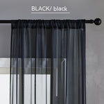 Factory Direct Terylene Window Screen Curtain – Nordic Style Light-Filtering Drapes