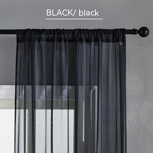 Factory Direct Terylene Window Screen Curtain – Nordic Style Light-Filtering Drapes