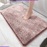Thickened Anti-Slip Plush Bathroom Mat – Soft, Absorbent & Machine Washable