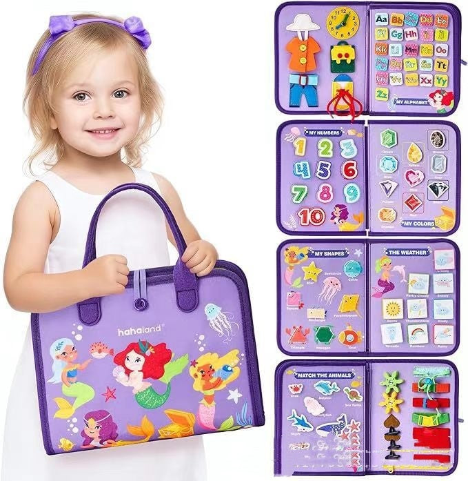 Felt Learning Board – DIY Early Education Activity Toy for Kids