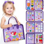 Felt Learning Board – DIY Early Education Activity Toy for Kids