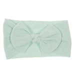 Bohemian Baby Headband – Soft Nylon Bow Hairband for Girls