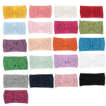 Bohemian Baby Headband – Soft Nylon Bow Hairband for Girls