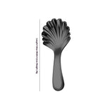 Stainless Steel Short Handle Round Head Shell Spoon & Fork – Elegant Dining Cutlery