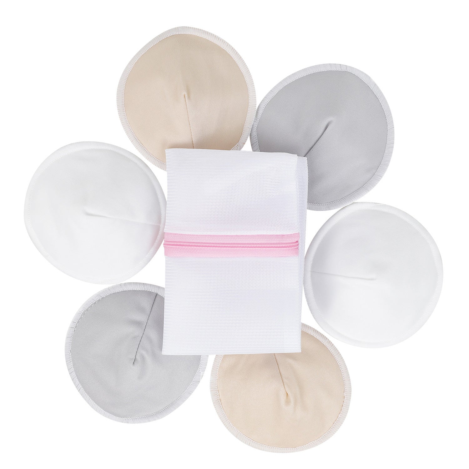Organic Bamboo Nursing Breast Pads – Washable Breastfeeding Nipple Pads for Moms