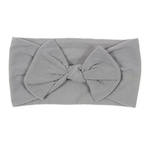 Bohemian Baby Headband – Soft Nylon Bow Hairband for Girls