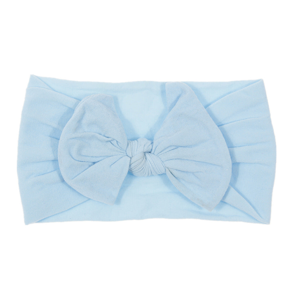 Bohemian Baby Headband – Soft Nylon Bow Hairband for Girls